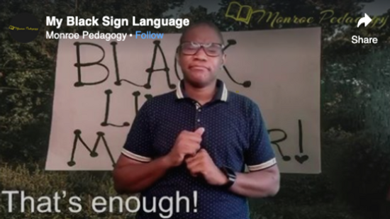 My Black Sign Language
